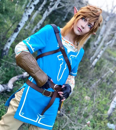 link cosplay|The Legend of Zelda: Breath of the Wild Link Cosplay。